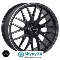 Replica Mercedes MR1261 Satin Black Lip Polished R19 W8.5 PCD5x112 ET38 DIA66.6