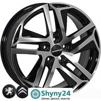 Replica Peugeot FR876 BMF R17 W7 PCD5x108 ET46 DIA65.1