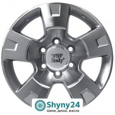 WSP Italy W1808 Salina 4X4 NI08 Silver Polished W8 R16 PCD6x139.7 ET10 DIA110.1