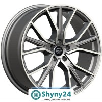 WSP Italy WD004 Zurich Matt Gun Metal Polished R18 W7.5 PCD5x108 ET49 DIA65.1