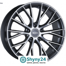 Mak Munchen Gun Metallic Mirror Face R19 W8.5 PCD5x112 ET35 DIA76