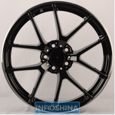 Replica MR5461 Gloss Black Lip Polished R19 W8 PCD5x112 ET35 DIA66.6