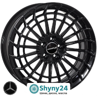 ZH-299 GlossBlack R19 W9 PCD5x112 ET45 DIA66.6