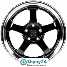 Replica CW400 Black Machined Lip R18 W8 PCD5x112 ET38 DIA66.6