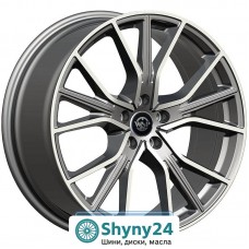 WSP Italy Toyota WD004 Zurich Matt Gun Metal Polished R18 W7 PCD5x114.3 ET35 DIA60.1