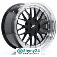 Japan Racing JR23 Gloss Black Machined Lip R18 W9.5 PCD5x120 ET20 DIA72.6