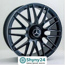Replica GT Mercedes A370 Satin Black R20 W8.5 PCD5x112 ET36 DIA66.6