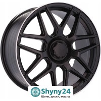 Racing Line B5318 Black Matt Polished Lip R22 W10 PCD5x130 ET36 DIA84.1