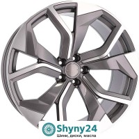 Racing Line B1637 Grey Polished R22 W10 PCD5x112 ET26 DIA66.5