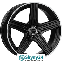 Mak Lewis-D Gloss Black Mirror Ring R20 W9.5 PCD5x112 ET35 DIA66.6