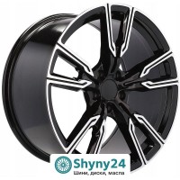 Racing Line H5033 Black Polished R20 W9 PCD5x112 ET35 DIA66.6