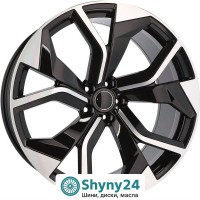 Racing Line B1637 Black Polished R21 W9.5 PCD5x112 ET20 DIA66.5