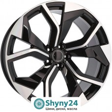 Racing Line B1637 Black Polished R21 W9.5 PCD5x112 ET20 DIA66.5