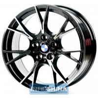 Replica B7046 Black Machined Face R18 W8 PCD5x120 ET30 DIA72.6