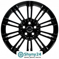 Replica LR941 Gloss Black R21 W9.5 PCD5x120 ET49 DIA72.6