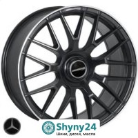 Replica GT Mercedes R2 Matt Black R19 W8.5 PCD5x112 ET38 DIA66.56