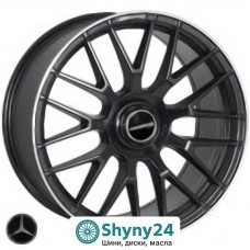 Replica GT Mercedes R2 Matt Black R19 W8.5 PCD5x112 ET38 DIA66.56