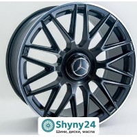 Replica GT Mercedes 9370 Satin Black R19 W9.5 PCD5x112 ET45 DIA66.6