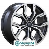 WSP Italy Audi WD002 New York Matt Gun Metal Polished R18 W7.5 PCD5x100 ET39.5 DIA57.1