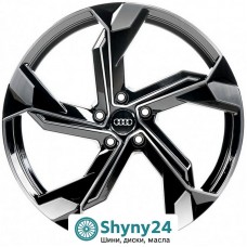 Replica A-633 Gloss Black Machined Face R20 W9 PCD5x112 ET30 DIA66.6