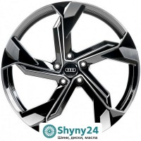 Replica A-633 Gloss Black Machined Face R20 W9 PCD5x112 ET35 DIA66.6