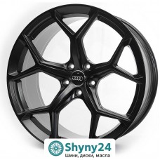 Replica Audi A5598 Satin Black R22 W10 PCD5x112 ET25 DIA66.6
