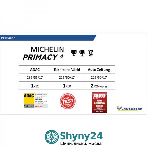 Michelin Primacy 4 235/50 R19 103V XL S1