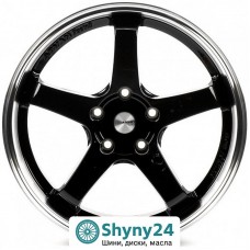 Replica Advan FF-520 Gloss Black Lip Polished R18 W9 PCD5x120 ET35 DIA72.6