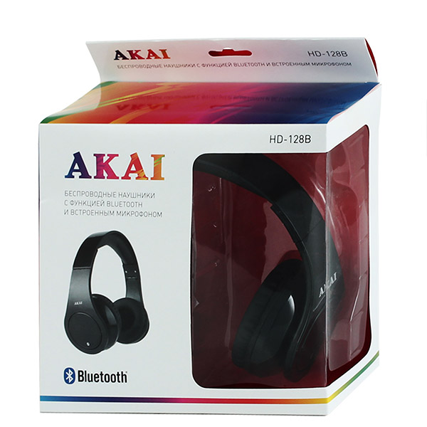 Наушники Bluetooth с MP3 Akai HD-128B